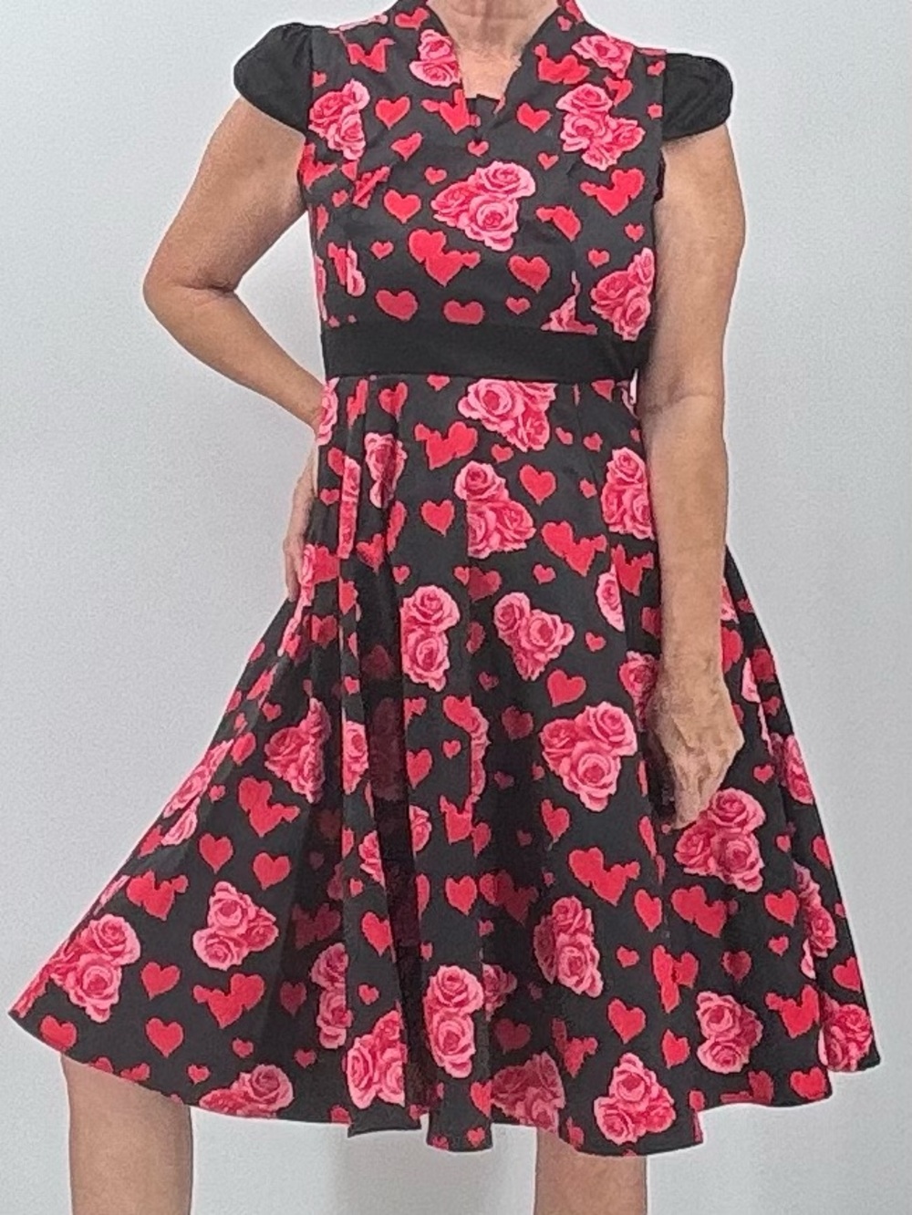 Hearts & Roses London Retro 50s Pinup Girl Rockabilly Twee Coquette Swing Dress